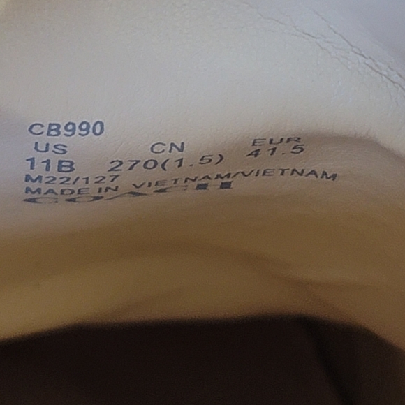 Coach Leah Loafer Black Leather Size 11 - Picture 11 of 11